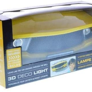 3D Light FX Plastic Muscle Car Light - Yellow - The Unusual Gift Company
