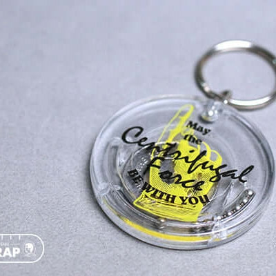 Centrifugal Force Keychain - The Unusual Gift Company