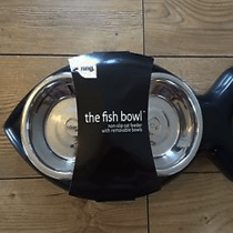 Fish Shaped Cat Bowl - The Unusual Gift Company