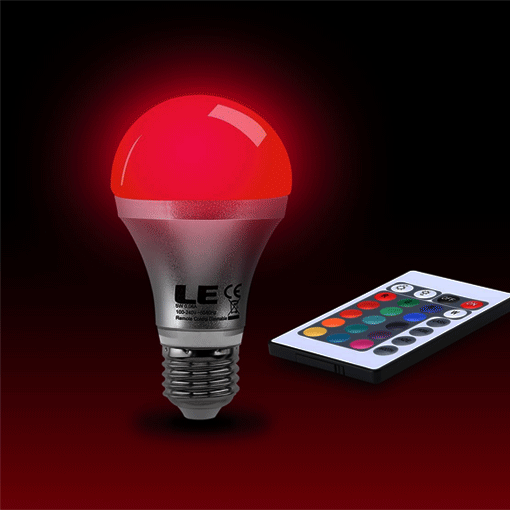 LED Remote Control Light Bulb - The Unusual Gift Company