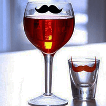 Moustache Drinks Markers - The Unusual Gift Company