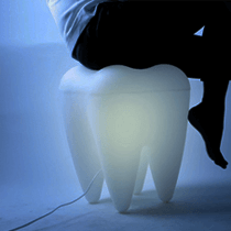 Tooth Lamp - The Unusual Gift Company