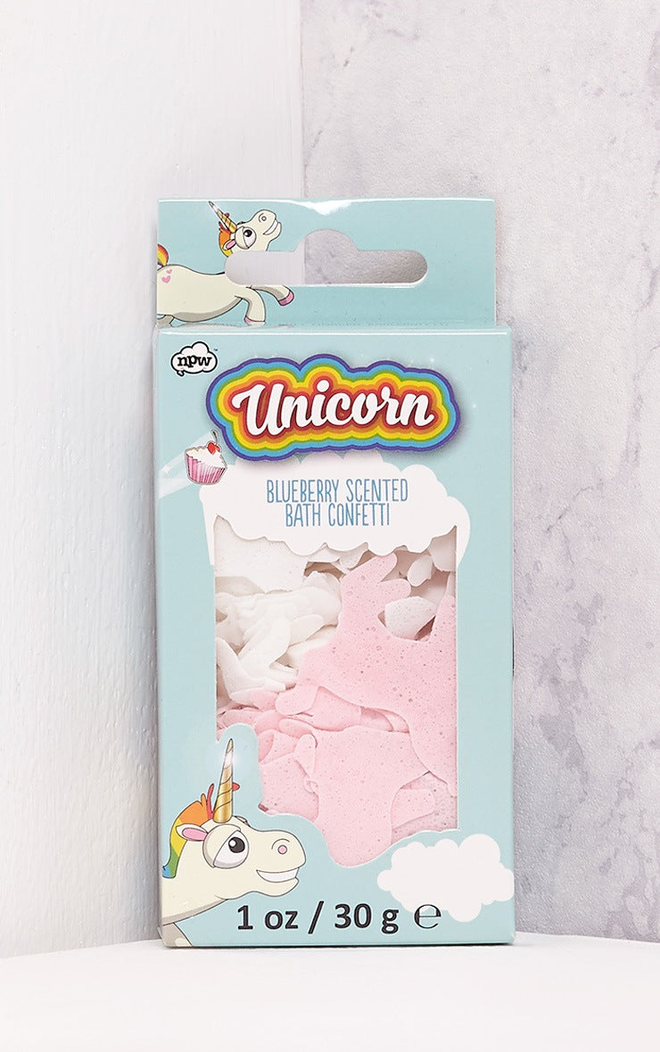 Blueberry Scented Unicorn Shaped Glitter Bath Confetti