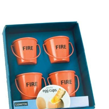 Eddingtons Fire Bucket Egg Cups - The Unusual Gift Company