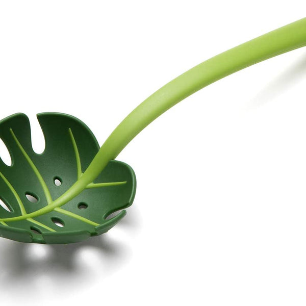 Ototo - Ladle/Spoon, Jungle Design, Green, Kitchen Utensils, 30 x 9.5 x 5 cm - The Unusual Gift Company