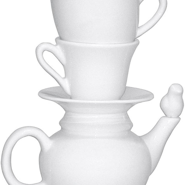 Invotis 2-Piece Cup and Saucer Vase - The Unusual Gift Company