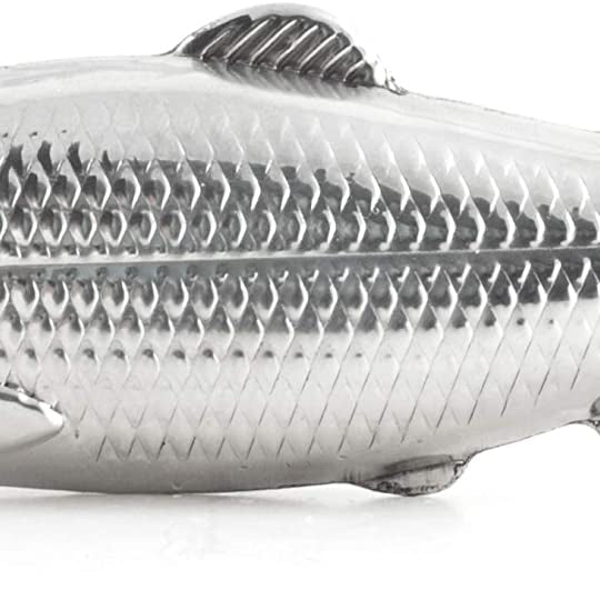 KIKKERLAND Fish Magic Soap, stainless steel, Silver, 12.7 x 3.2 x 4.1 cm - The Unusual Gift Company