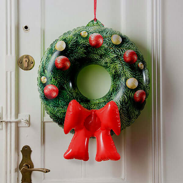 Inflatable Christmas Wreath - The Unusual Gift Company
