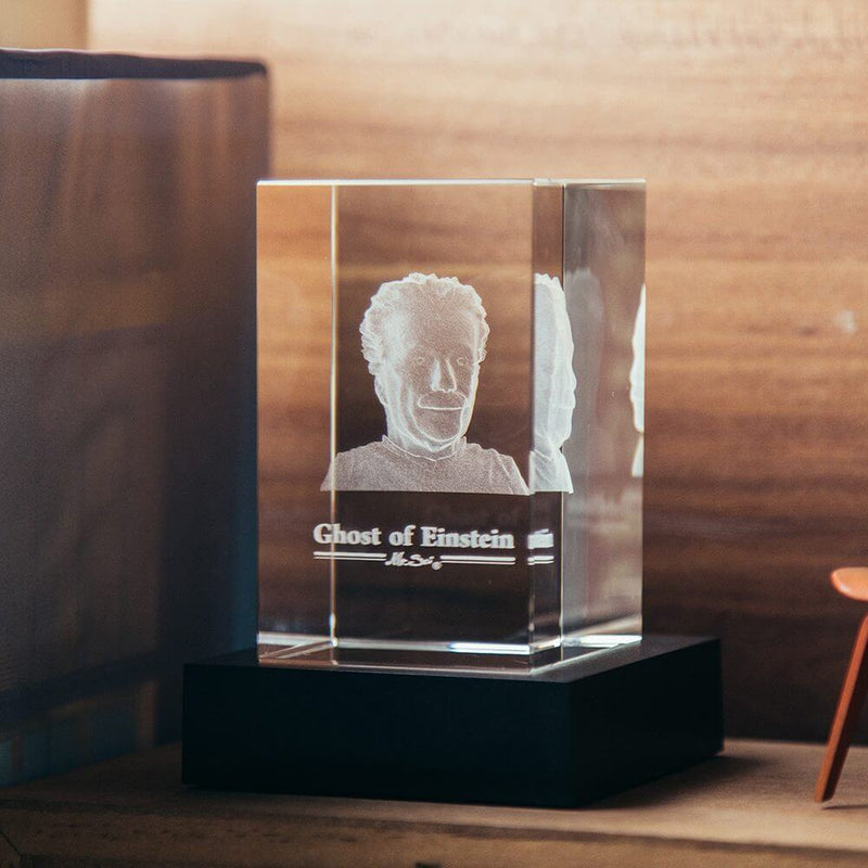 Einstein Illusion Paperweight - The Unusual Gift Company