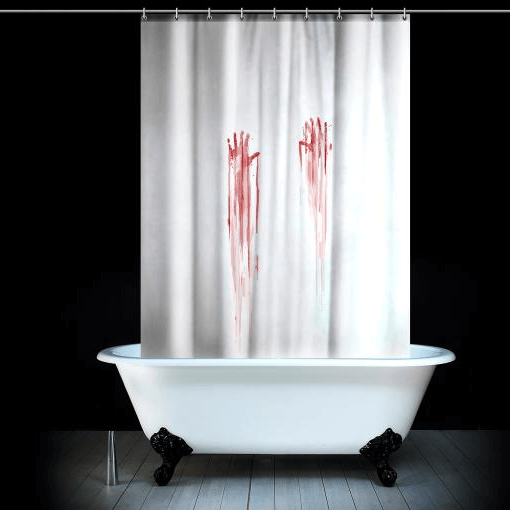 Blood Bath Shower Curtain - The Unusual Gift Company