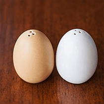 Egg Salt and Pepper Shakers - The Unusual Gift Company