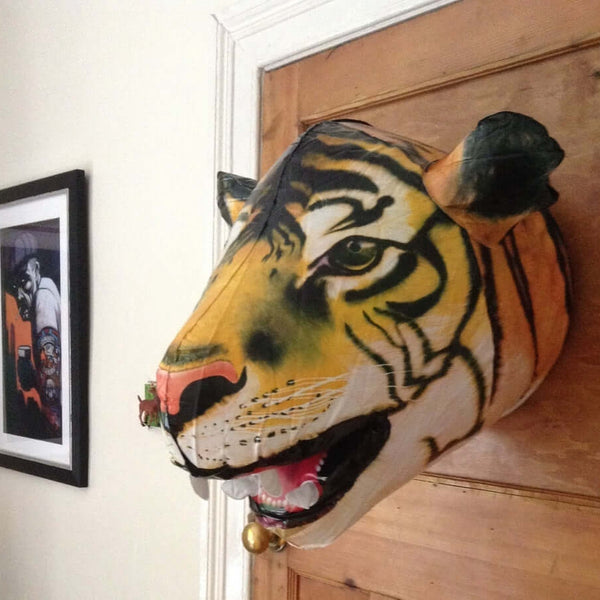 Inflatable Tiger Head - The Unusual Gift Company