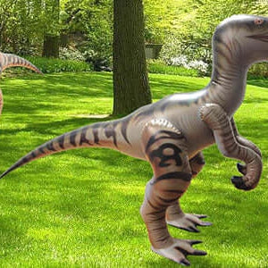 Inflatable Velociraptor - The Unusual Gift Company