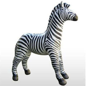Inflatable Zebra - The Unusual Gift Company