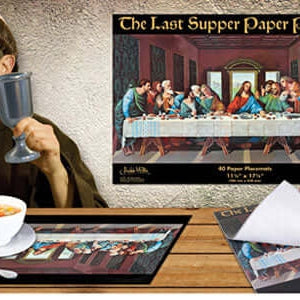 Last Supper Paper Placemats - The Unusual Gift Company