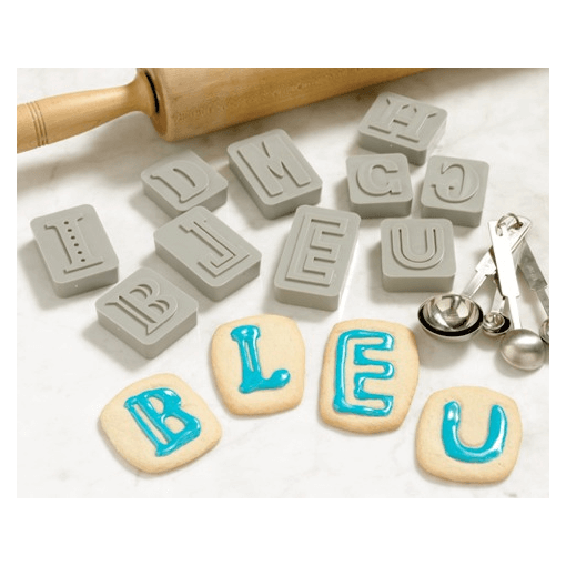Letter Pressed Cookie Cutters - The Unusual Gift Company