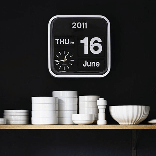 Mini Flip Wall Clock - The Unusual Gift Company