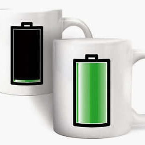 Morph Battery Coffee Mug - The Unusual Gift Company