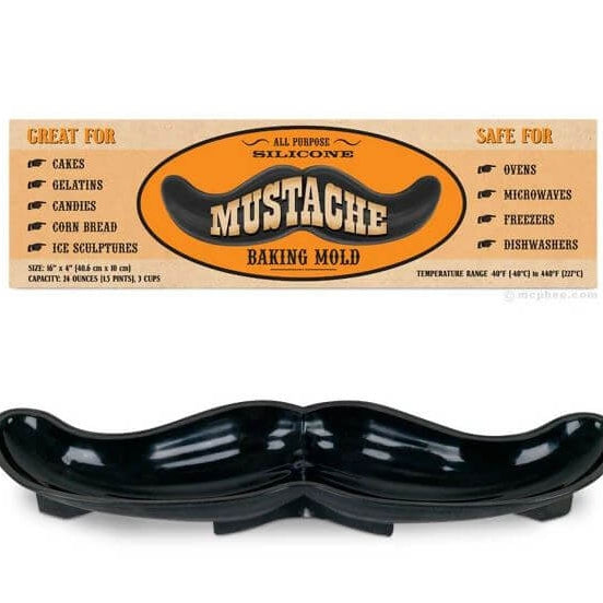 Moustache Baking Mould - The Unusual Gift Company