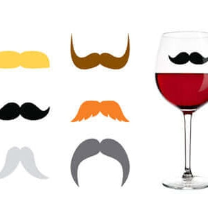 Moustache Drinks Markers - The Unusual Gift Company