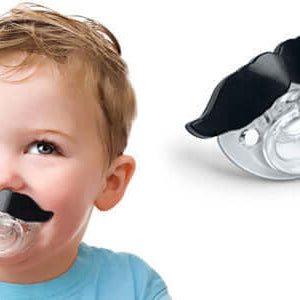 Moustache Pacifier - The Unusual Gift Company