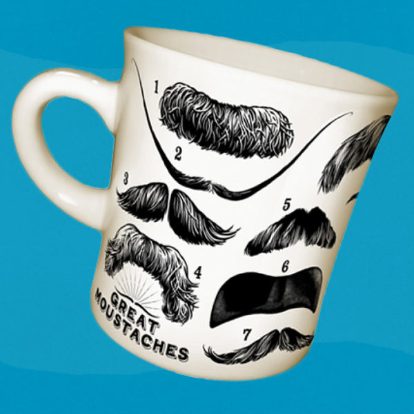 Great Moustaches Mug - The Unusual Gift Company