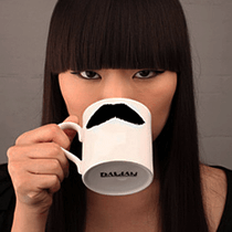 Moustache Mugs - The Unusual Gift Company
