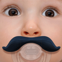 Moustache Pacifier - The Unusual Gift Company