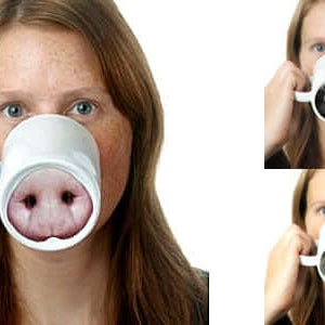 Animal Nose Mugs - The Unusual Gift Company