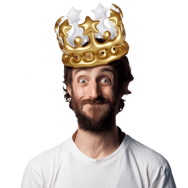 Inflatable Crown - The Unusual Gift Company