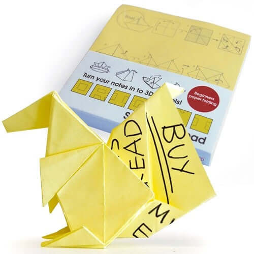 Origami Sticky Note Pad SuckUK - The Unusual Gift Company
