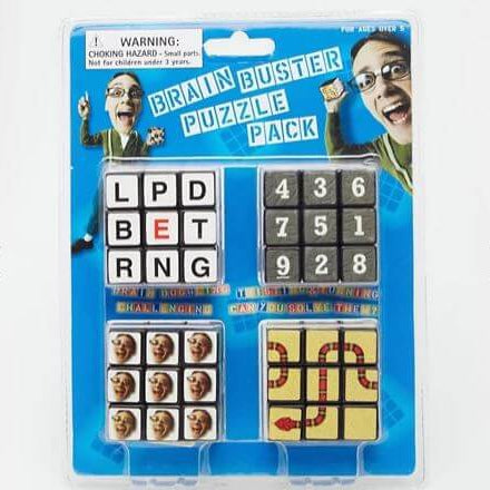 Brain Buster Puzzle Pack - The Unusual Gift Company