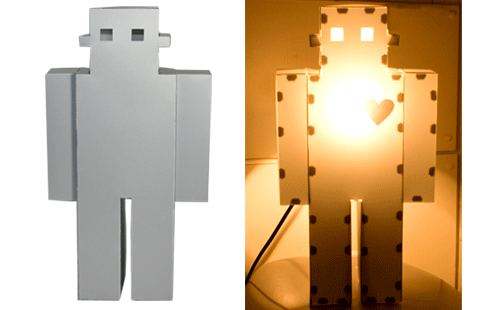Robot Lamp - The Unusual Gift Company