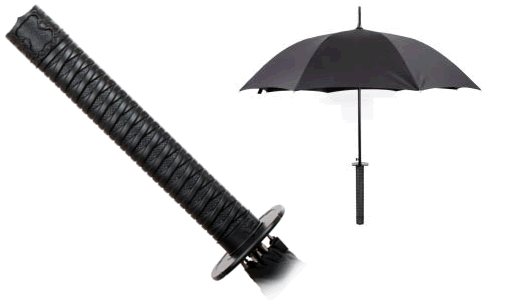 Samurai Umbrella - The Unusual Gift Company