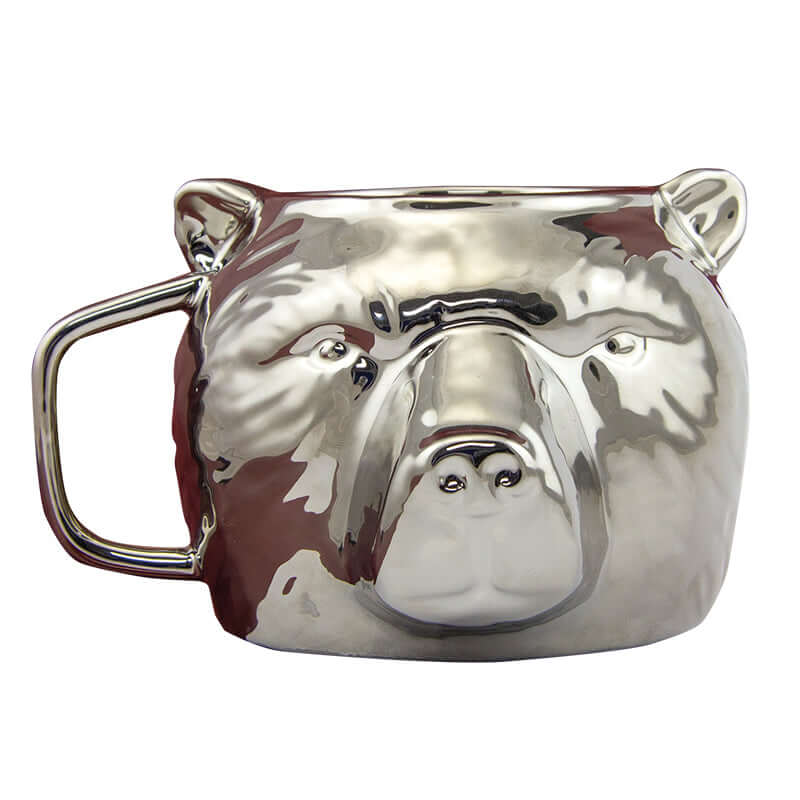 Silver Bear Mug - The Unusual Gift Company