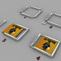 Snap Together Album Cover Frame - The Unusual Gift Company