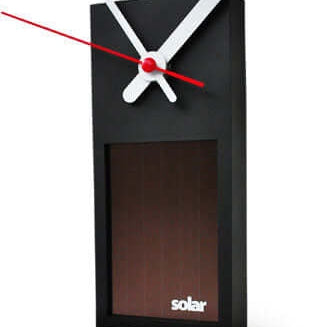 Solar Powered Clock - The Unusual Gift Company