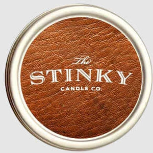 Leather Candle - The Unusual Gift Company