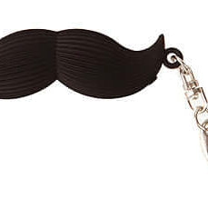Moustache Talking Keyring - The Unusual Gift Company