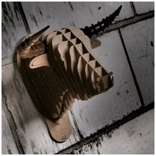 Toro - Cardboard Bull's Head Trophy - The Unusual Gift Company