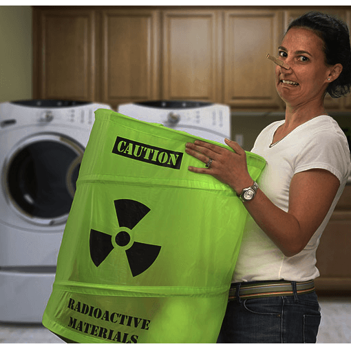 Toxic Laundry Bin - The Unusual Gift Company
