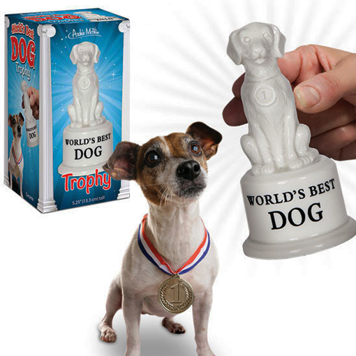 World's Best Dog Trophy - The Unusual Gift Company